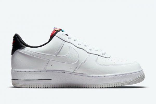 Cheap Nike Air Force 1 Low Peace Love Swoosh White/White-University Red 2021 For Sale DM8148-100-1