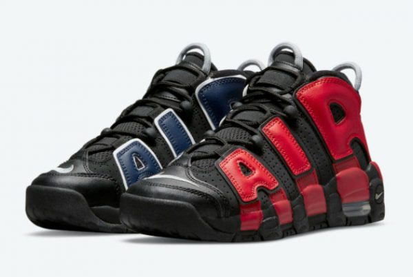 Cheap Nike Air More Uptempo GS Black Red Navy 2021 For Sale DM0017-001-2