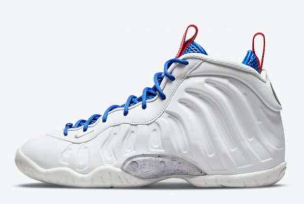 Cheap Nike Little Posite One Photon Dust/University Red-Game Royal-Metallic Silver 2021 For Sale DJ4024-001