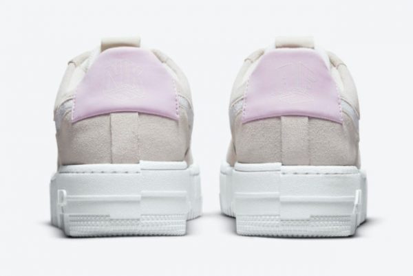 Cheap Nike Wmns Air Force 1 Pixel Beige Pink 2021 For Sale DQ0827-100-3