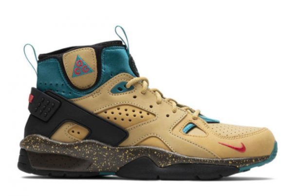 Latest Nike ACG Air Mowabb Twine Twine/Fusion Red-Club Gold-Teal Charge 2021 For Sale DC9554-700