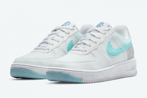 Latest Nike Air Force 1 Crater GS Move To Zero Tiffany Blue 2021 For Sale DC9326-100-1