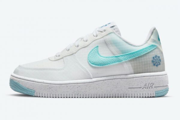 Latest Nike Air Force 1 Crater GS Move To Zero Tiffany Blue 2021 For Sale DC9326-100