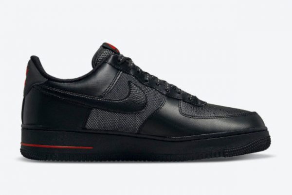 Latest Nike Air Force 1 Low Black Red 2021 For Sale DO6389-001-1