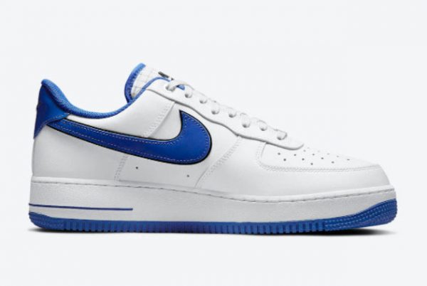 Latest Nike Air Force 1 Low White/Royal Blue-Black 2021 For Sale DC8873-100-1