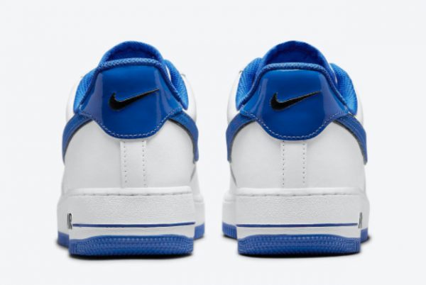 Latest Nike Air Force 1 Low White/Royal Blue-Black 2021 For Sale DC8873-100-3