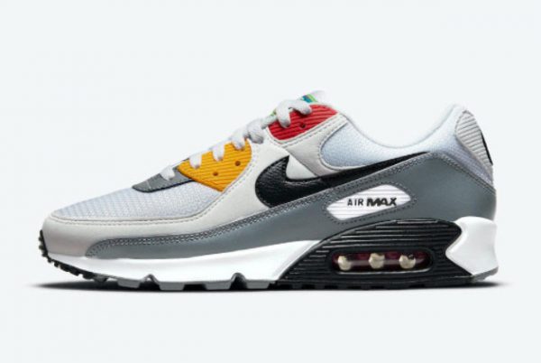 Latest Nike Air Max 90 Peace Love Swoosh 2021 For Sale DM8151-100