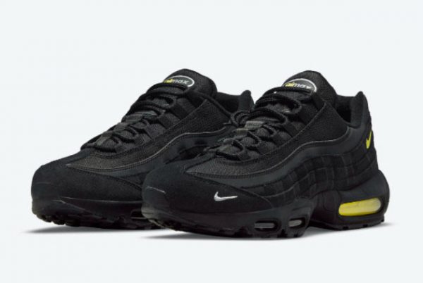Latest Nike Air Max 95 Black Yellow 2021 For Sale DO6704-001-2