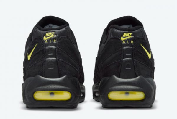 Latest Nike Air Max 95 Black Yellow 2021 For Sale DO6704-001-3