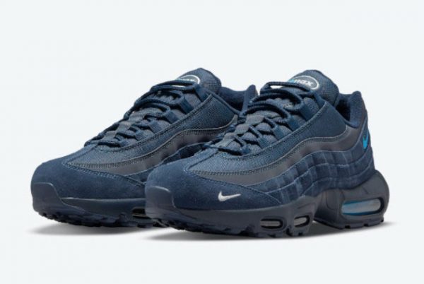 Latest Nike Air Max 95 Navy Blue White Black 2021 For Sale DO6704-400-1