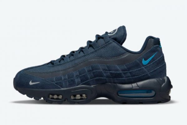 Latest Nike Air Max 95 Navy Blue White Black 2021 For Sale DO6704-400