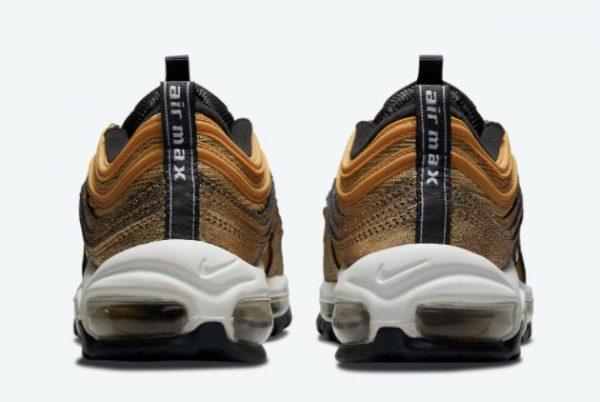 Latest Nike Air Max 97 Cracked Gold 2021 For Sale DO5881-700-3