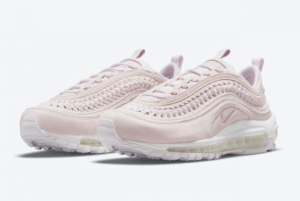 Latest Nike Air Max 97 LX WMNS Woven Pastel Pink 2021 For Sale DC4144-500-1
