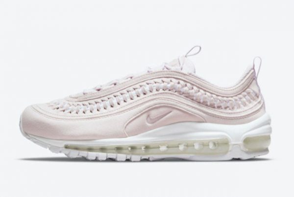 Latest Nike Air Max 97 LX WMNS Woven Pastel Pink 2021 For Sale DC4144-500