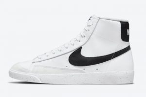 Latest Nike Blazer Mid ’77 Next Nature White/Black 2021 For Sale DO1344-101
