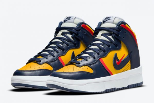 Latest Nike Dunk High Rebel Michigan 2021 For Sale DH3718-701-2