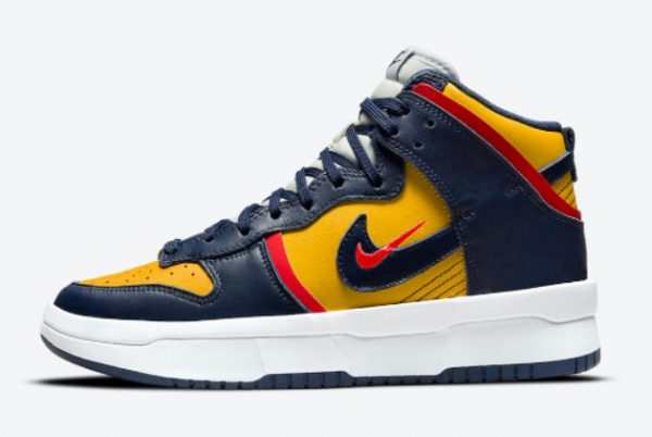 Latest Nike Dunk High Rebel Michigan 2021 For Sale DH3718-701