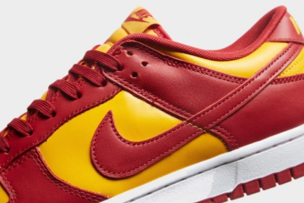 Latest Nike Dunk Low Midas Gold Midas Gold/Tough Red-White 2021 For Sale DD1391-701-3