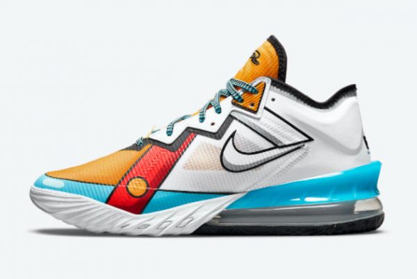 Latest Nike LeBron 18 Low Stewie Griffin 2021 For Sale CV7562-104