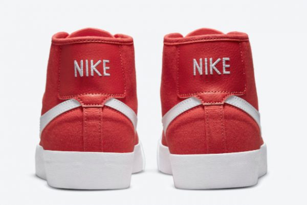 Latest Nike SB Blazer Court Mid Red/White 2021 For Sale DC8901-600-3