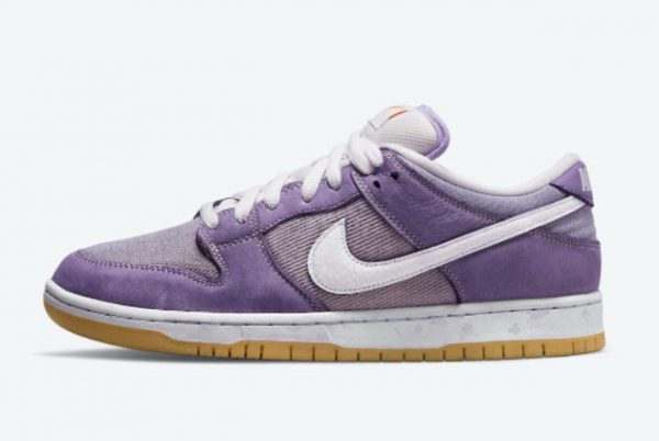 latest nike Lee sb dunk low unbleached pack lilac lilac lilac 2021 for sale da9658 500 600x402
