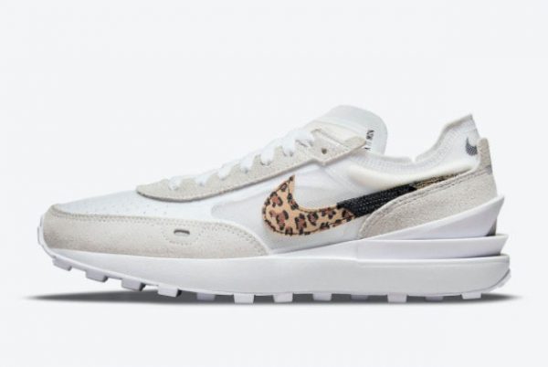 Latest Nike Waffle One Leopard White/Multi Color-White 2021 For Sale DJ9776-100