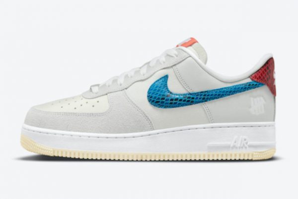 Latest Undefeated x Nike Air Force 1 Low 5 On It Grey Fog/Imperial Blue 2021 For Sale DM8461-001