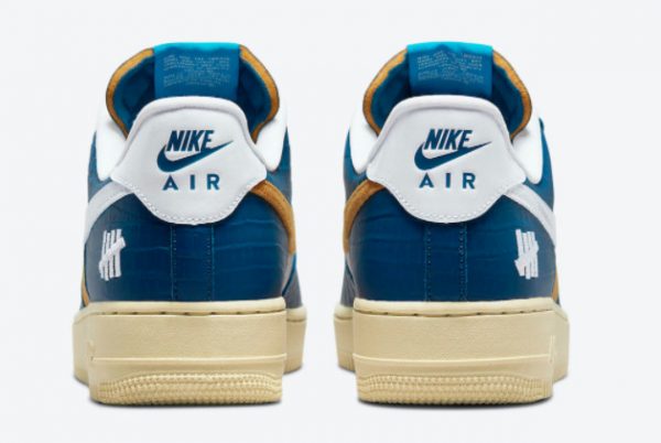 Latest Undefeated x Nike Air Force 1 Low Dunk vs AF1 Blue Croc 2021 For Sale DM8462-400-3