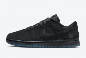 latest undefeated x nike dunk low dunk vs af1 black black 2021 300x201