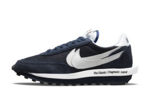 New Fragment x Sacai x Nike LDWaffle Blackened Blue 2021 For Sale DH2684-400