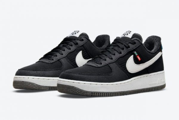 New Nike Air Force 1 Low Toasty Black White-Black-Sail 2021 For Sale DC8871-001-1