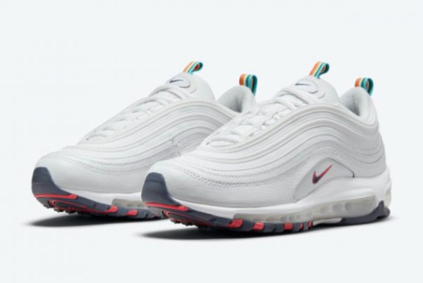New Nike Air Max 97 White/Multi-Color 2021 For Sale DH1592-100-1