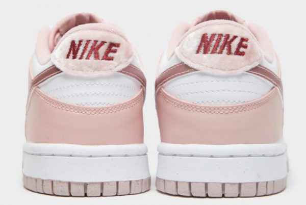 new nike dunk low gs pink velvet 2021 for sale 3 600x402