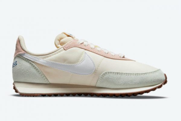 New Nike WMNS Waffle Trainer 2 Cashmere Cashmere Cashmere-Pink Oxford-White 2021 For Sale DM7188-717-1