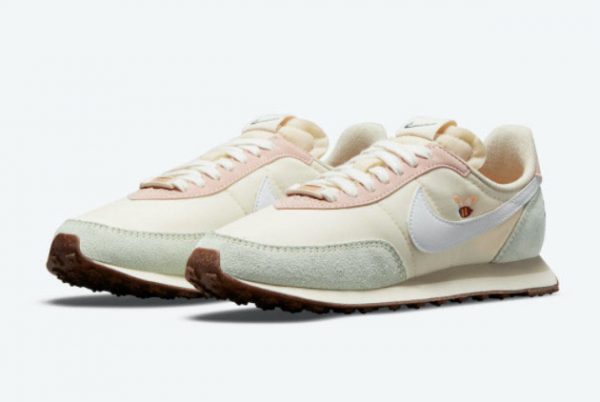 New Nike WMNS Waffle Trainer 2 Cashmere Cashmere Cashmere-Pink Oxford-White 2021 For Sale DM7188-717-2