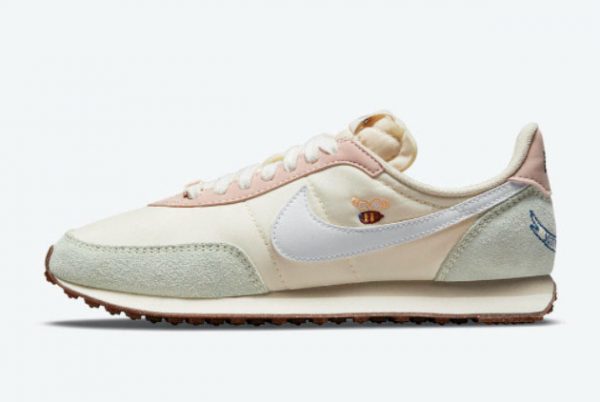 New Nike WMNS Waffle Trainer 2 Cashmere Cashmere Cashmere-Pink Oxford-White 2021 For Sale DM7188-717