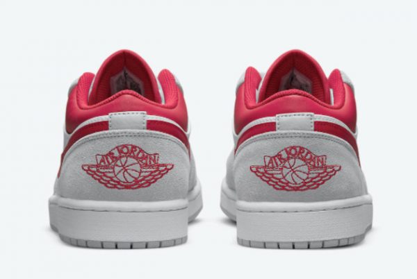 Cheap Air unc Jordan 1 Low White Grey-Red 2021 For Sale DC6991-016-3