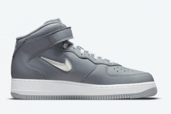 Cheap Nike Air Force 1 Mid NYC Cool Grey White-Metallic Silver 2021 For Sale DH5622-001-1