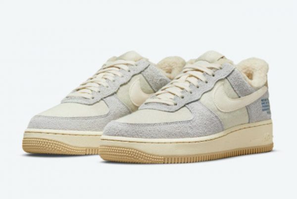 Cheap Nike Air Force 1 Photon Dust/Pale Ivory-Cashmere-Rattan 2021 For Sale DO7195-025-2