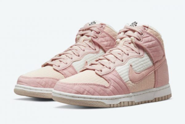 Cheap Nike Dunk High Wmns Toasty Pink Cream 2021 For Sale DN9909-200-1