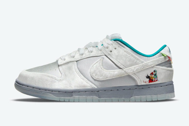 Cheap Nike Dunk Low “Ice” Christmas 