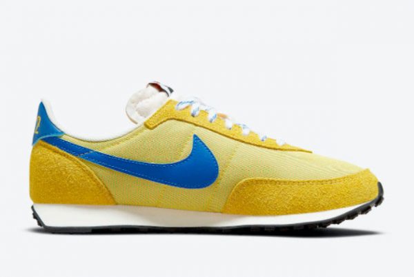 Cheap Nike Waffle Trainer 2 Yellow Strike Hyper Royal-Saturn Gold 2021 For Sale DC8865-700-1
