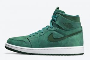 Latest Air Jordan Wore 1 Zoom CMFT Green 2021 For Sale CT0979-301