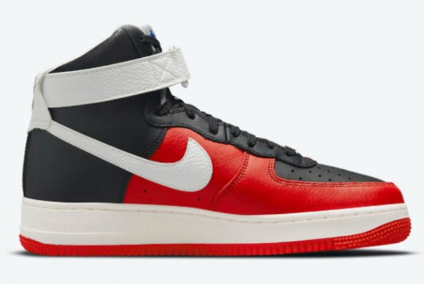 Latest NBA x Nike Air Force 1 High 75th Anniversary Black Chile Red-White-Sail 2021 For Sale DC8870-001-1