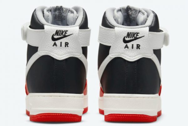 Latest NBA x Nike Air Force 1 High 75th Anniversary Black Chile Red-White-Sail 2021 For Sale DC8870-001-3