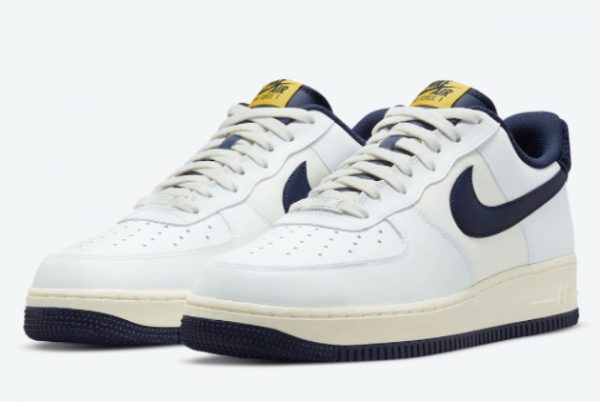 Latest Nike Air Force 1 ’07 LV8 Midnight Navy White Midnight Navy-Sail 2021 For Sale DO5220-141-2