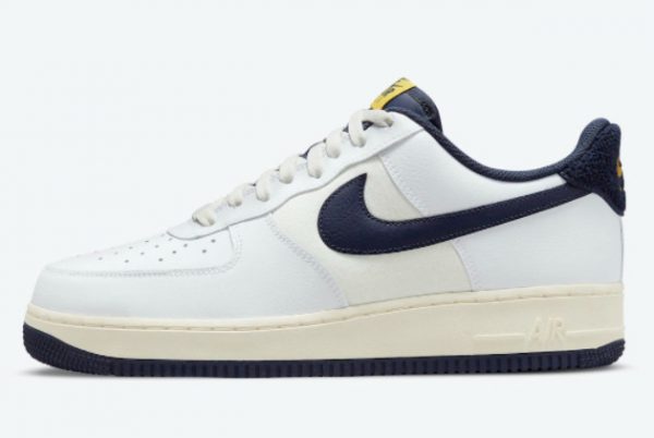 Latest Nike Air Force 1 ’07 LV8 Midnight Navy White Midnight Navy-Sail 2021 For Sale DO5220-141
