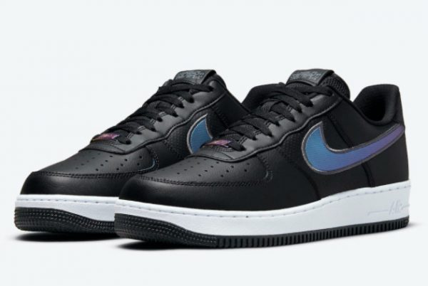 Latest Nike Air Force 1 Low HTML Black Blue Micro-Dot 2021 For Sale DQ0812-001-1