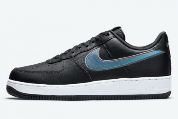Latest Nike Air Force 1 Low HTML Black Blue Micro-Dot 2021 For Sale DQ0812-001