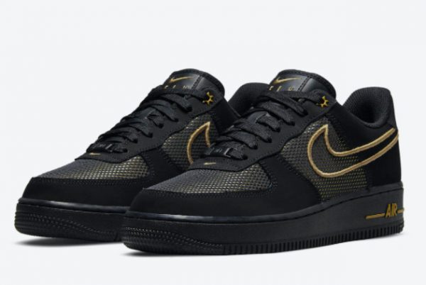Latest Nike Air Force 1 Low Legendary Black Gold 2021 For Sale DM8077-001-2
